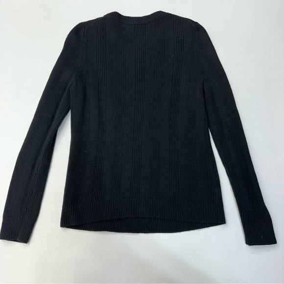 Tory Burch Etta Rhinestone Embellished Knit Pullover Sweater Womens Size Large - Picture 3 of 10